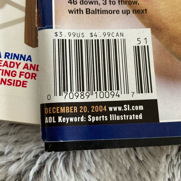 Peyton Manning Sports illustrated cover issue Dec. 20, 2004 - Picture 13 of 13